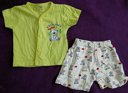 CUCUMBER Half Sleeves Night Suit (pack of 2) - PyaraBaby