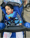 LUVLAP Joy Stroller/Pram for Baby- Blue