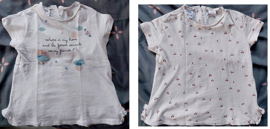 Set Of 2 T-Shirt/ Top For 4-5 Years Girl - PyaraBaby
