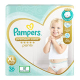 Pampers Premium Care Pants, Extra Large size baby diapers (XL), 36 Count, Softest ever Pampers pants - PyaraBaby