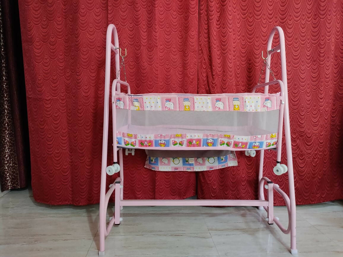 Cradle for Baby- Pink - PyaraBaby