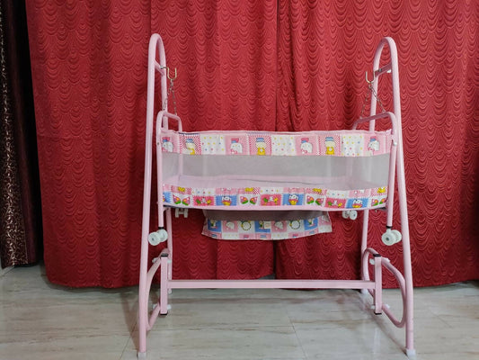 Cradle for Baby- Pink - PyaraBaby