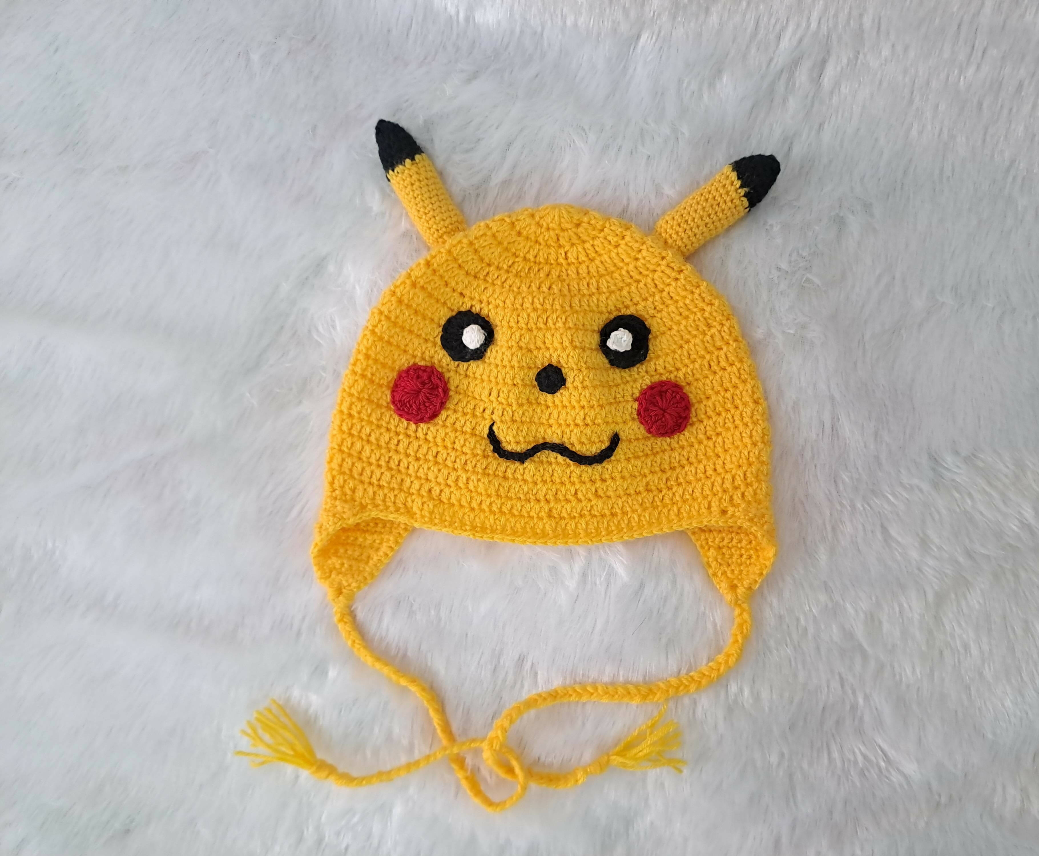 Add a dash of Pokémon charm to your little one's wardrobe with the Crochet Pikachu Hat for Baby—a handmade delight that's sure to bring smiles and warmth wherever they go.