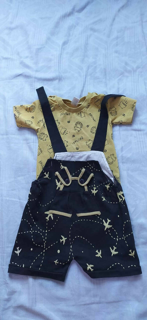 Baby Boy Dungaree Set - PyaraBaby