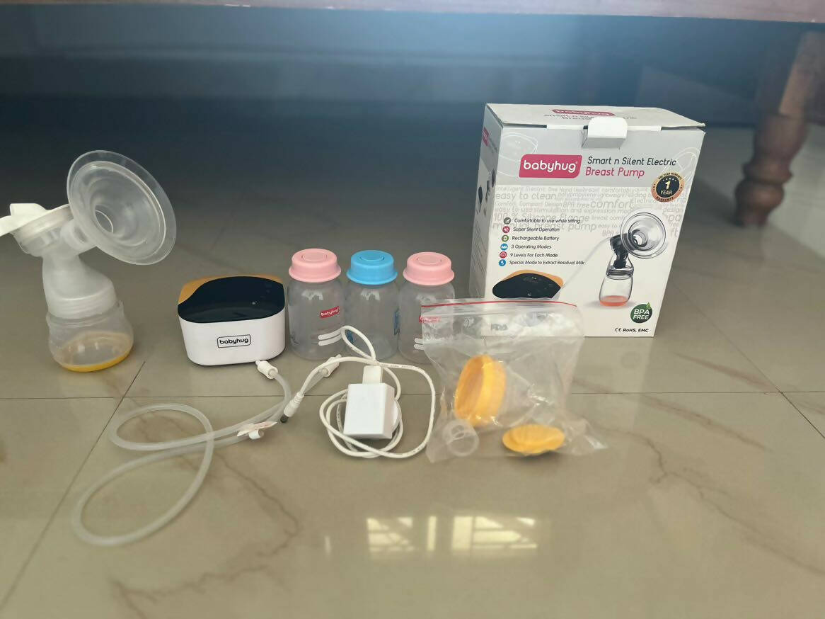 BABYHUG Smart N Silent Electric Breast Pump - PyaraBaby