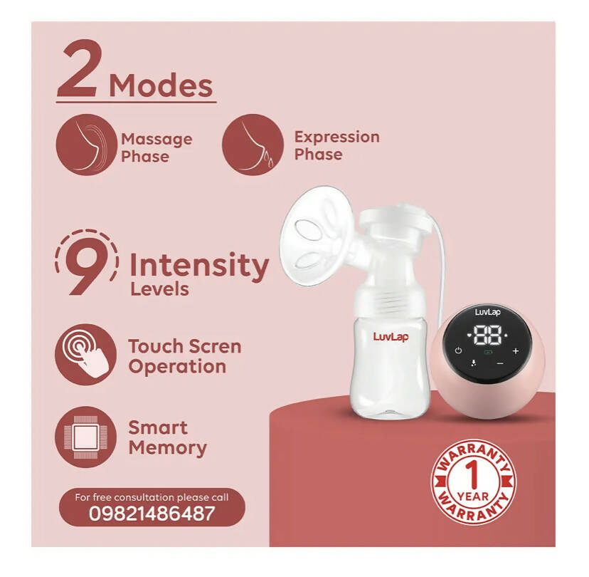 LUVLAP adore electric breast pump - PyaraBaby