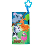 Basics Cloth Tail Book with Toys – Land Animals - PyaraBaby