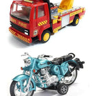 The Game Begins Kid's Pull Back and Go Openable Doors Mini Vehicle Toys of Xuv 500 Car,Auto Rickshaw and Double Decker Bus -Set of 3,Multicolor - PyaraBaby