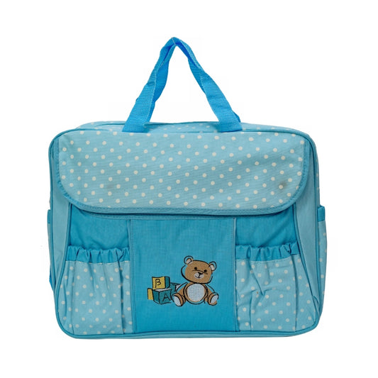 Baby Multipurpose Blue Diaper Storage Bag- Large - PyaraBaby