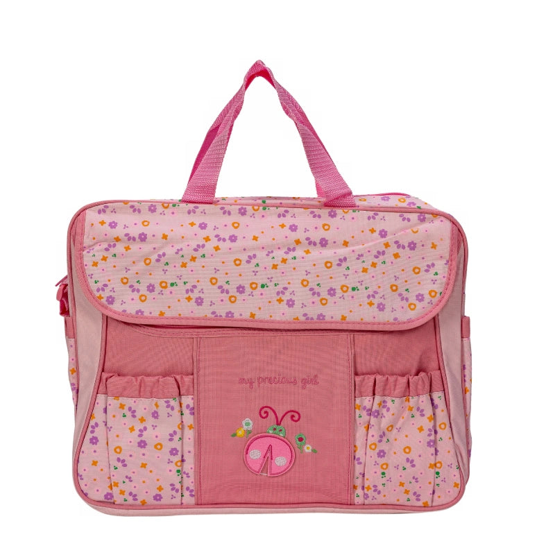 Baby Multipurpose Pink Diaper Storage Bag- Large - PyaraBaby