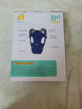 1st STEP 5 in 1 Baby Carrier with Head Support - Blue - PyaraBaby