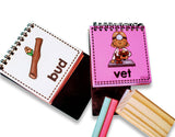 CVC words read and write flashcards - PyaraBaby