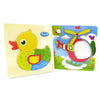 Duck and Chopper Wooden Puzzle Combo - Wooden