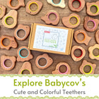 Soothe your baby's teething naturally with Babycov's Cute Mouse and Cat Neem Wood Teethers - organic goodness for safe and playful chewing!