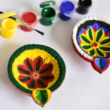 ILEARNNGROW DIY Diya Kit (Paint your Diya) - A delightful set designed to ignite your artistic flair - PyaraBaby