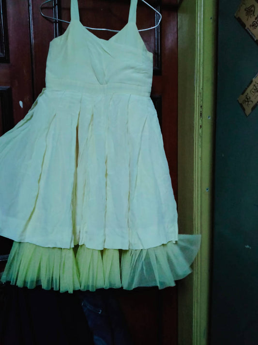 Kids sleevess Party layered Dress for Girls 7-8 years - PyaraBaby