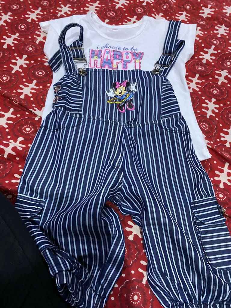 Dungaree with Top Set - PyaraBaby