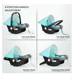 R FOR RABBIT Picaboo 4 In 1 Baby Carry Cot Cum Car Seat - PyaraBaby