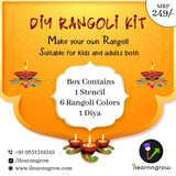 ILEARNNGROW Diwali DIY Rangoli Kit - Traditional Rangoli | A touch of artistry and tradition to your home. - PyaraBaby