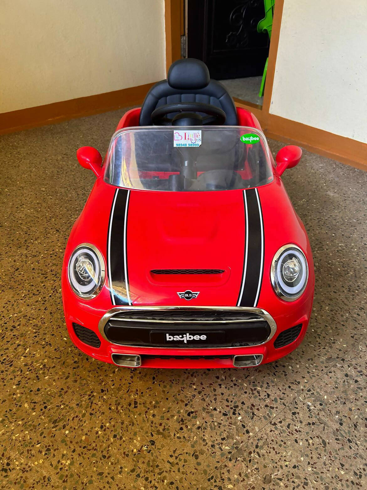 MINI COOPER Car for Baby- Red and Black - PyaraBaby