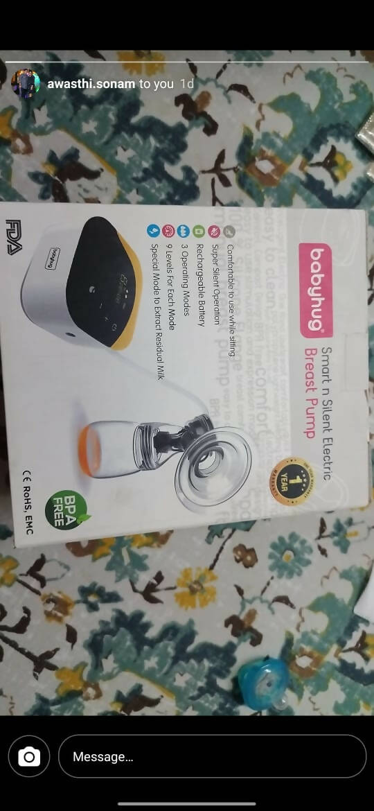 BABYHUG Electric Breast Pump - PyaraBaby