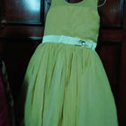 Light yellow party wear dress for 7-8 years girl - PyaraBaby