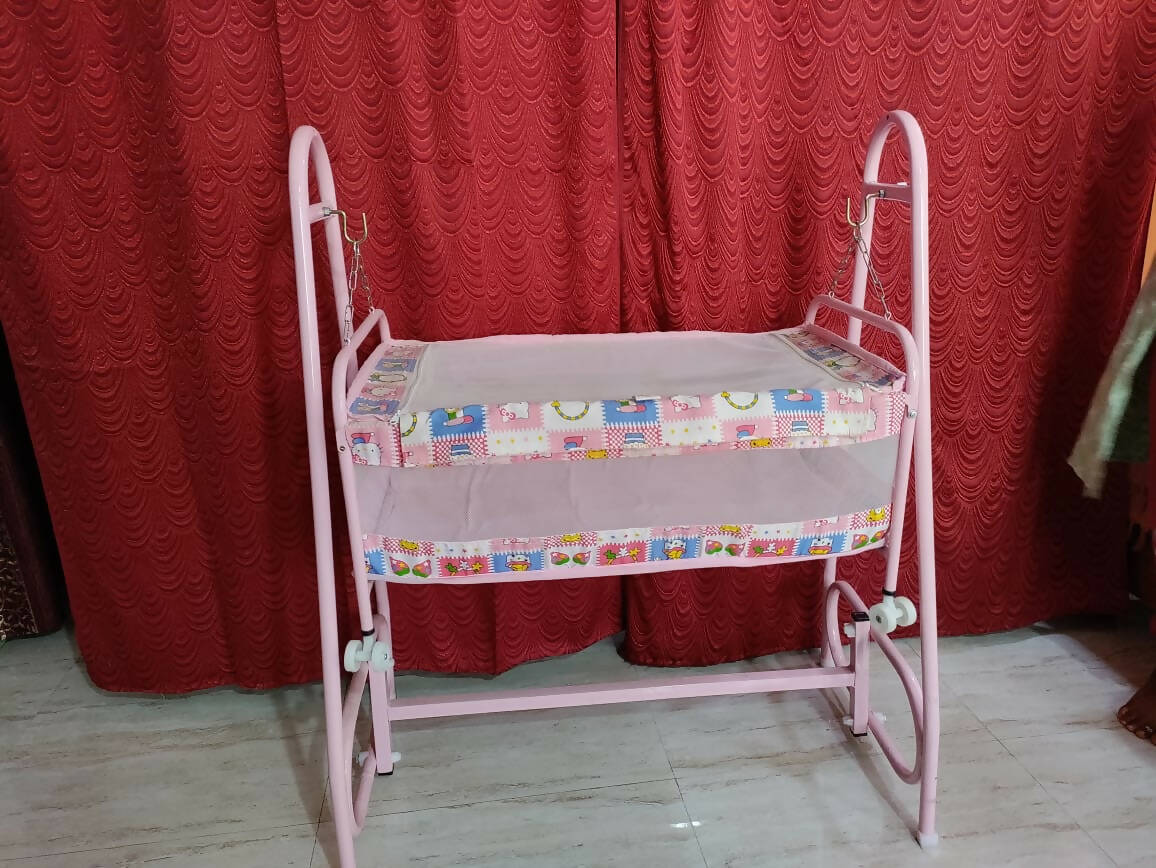 Cradle for Baby- Pink - PyaraBaby