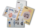 Baby boy milestone cards - PyaraBaby