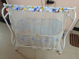 BABYHUG Cozy Nest Cradle with Mosquito Net - Blue - PyaraBaby