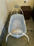 R FOR RABBIT Lullabies Baby Cradle & Swing - Blue - PyaraBaby