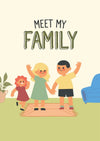 Meet My Family Book - Personalised with pictures and names