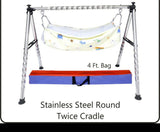 Stainless Steel Cradle for Baby - PyaraBaby