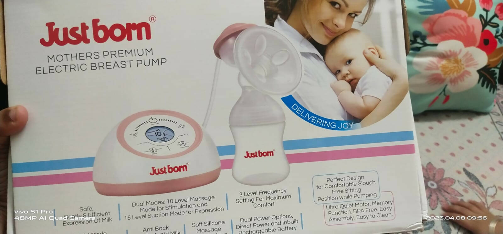 JUST BORN Electric Breast Pump - PyaraBaby