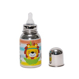 Printed Stainless Steel Feeding Bottle – Cute Animals - PyaraBaby