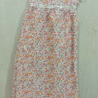 Beautiful White Color Floral Print Peplum Top and Garara with Silver Lace in the Top and Garara for Baby Girl - PyaraBaby