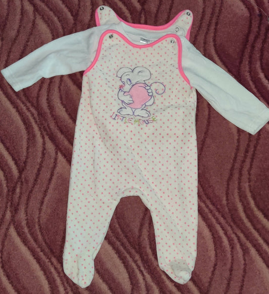 Pink Romper - New - PyaraBaby