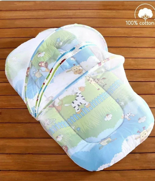 BABYHUG Baby bed with mosquito net - PyaraBaby