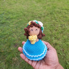 Reversible Doll with Bouquet