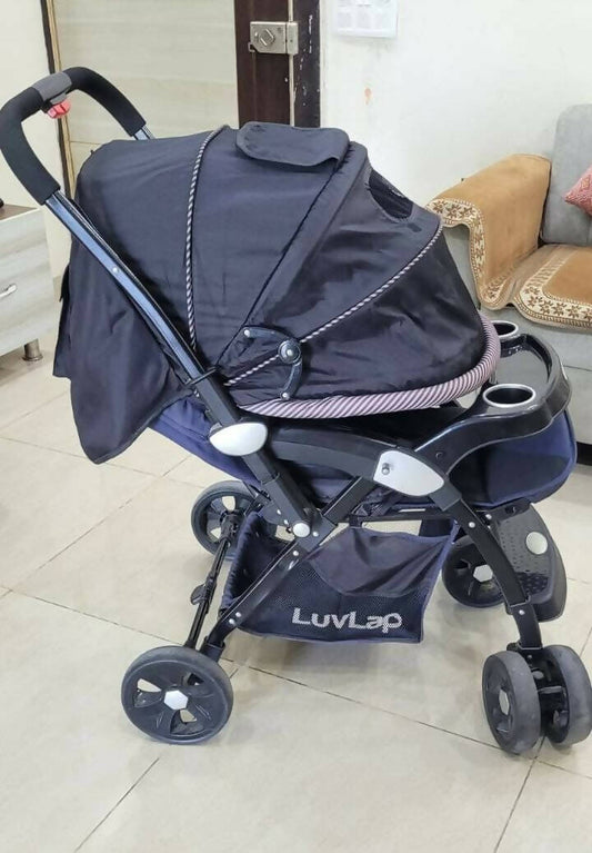 LUVLAP Galaxy Baby Stroller - Navy/Black - PyaraBaby