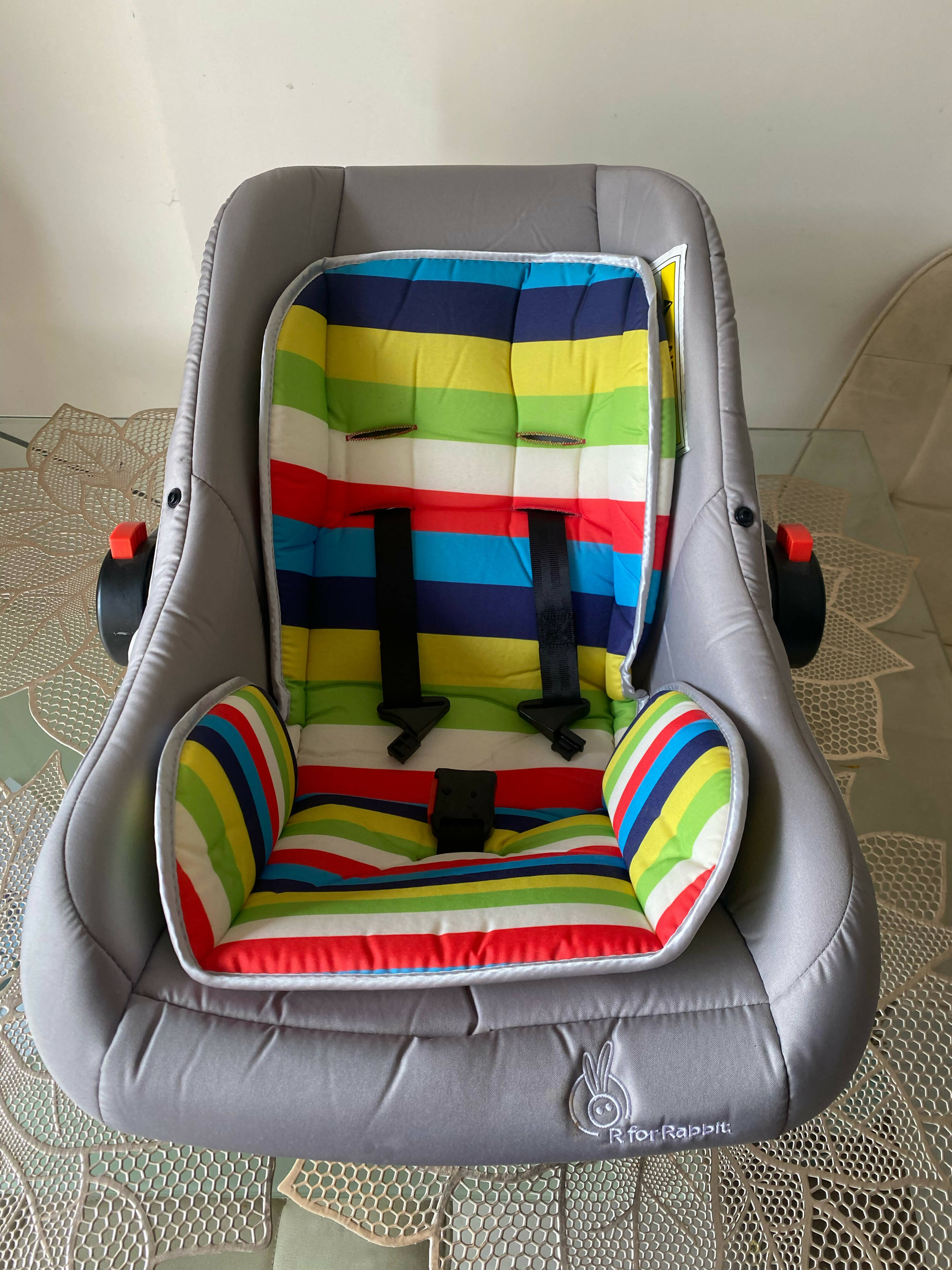 R FOR RABBIT Picaboo Carry Cot (Multi Color Rainbow) - PyaraBaby