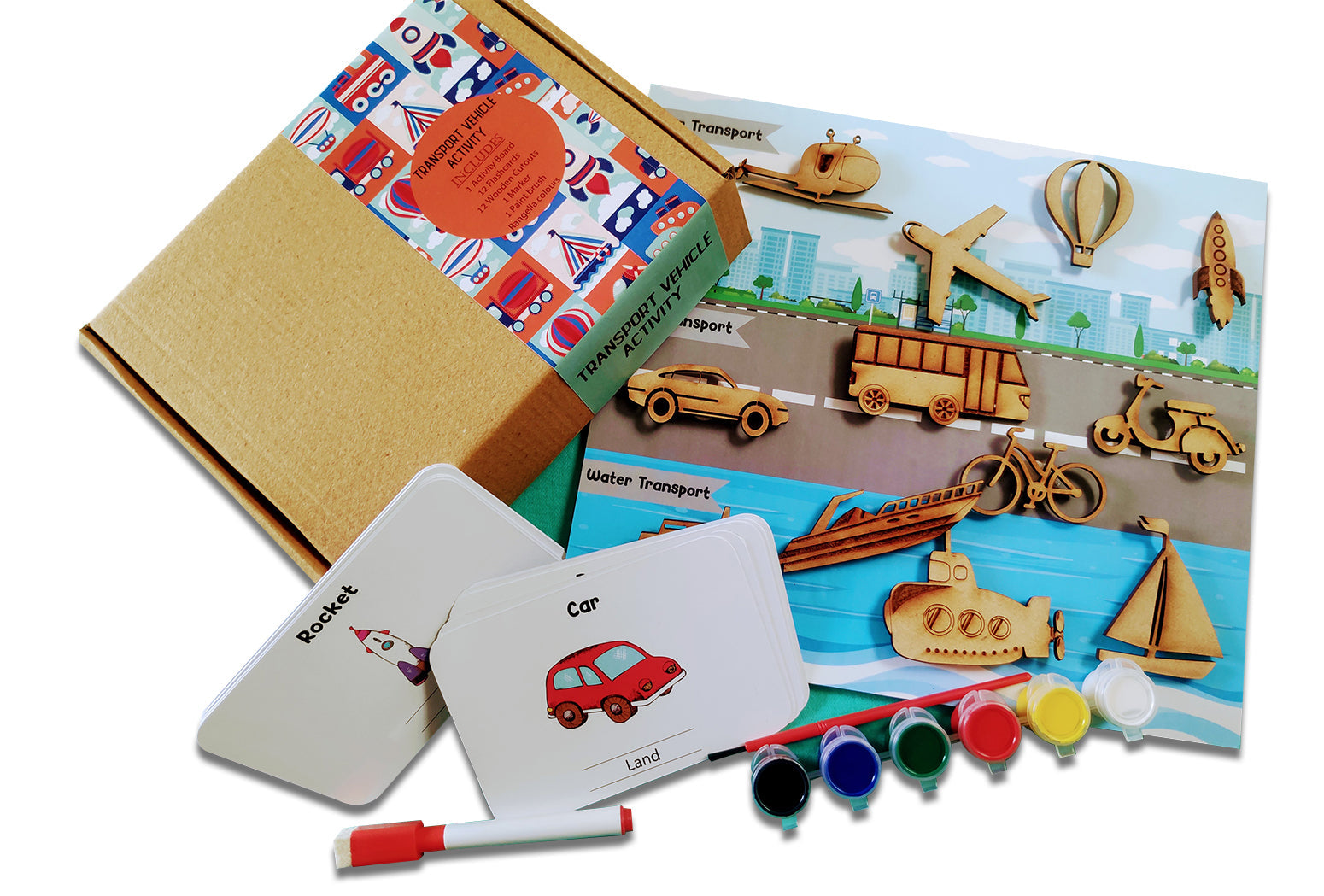 Transport Vehicles activity kit - PyaraBaby