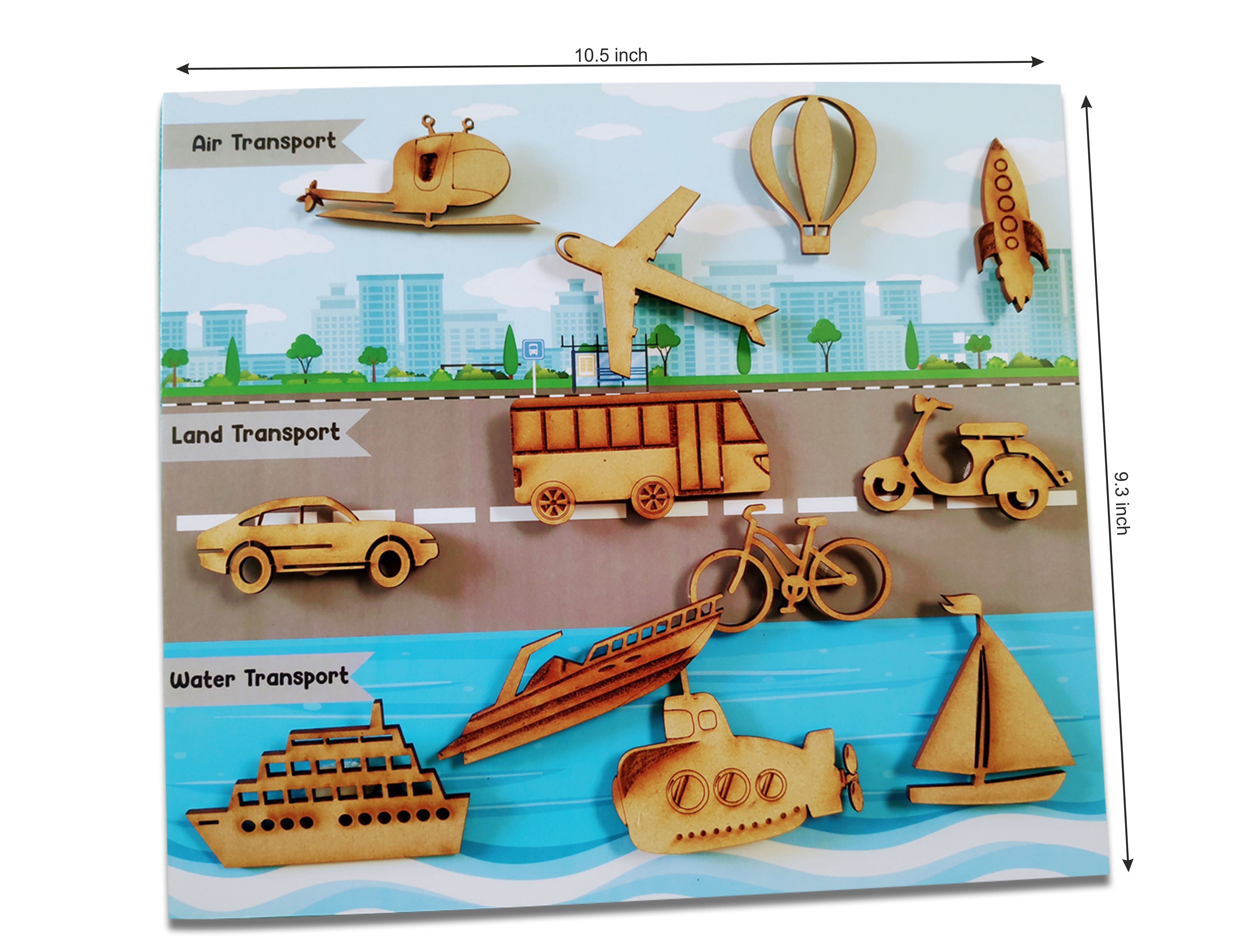 Transport Vehicles activity kit - PyaraBaby