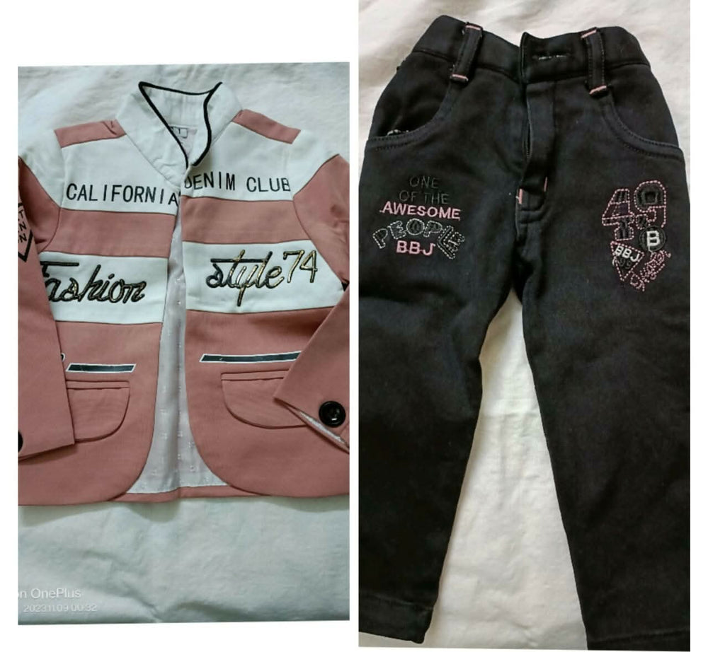 Jeans and Blazer for Baby - PyaraBaby