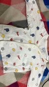 PINK RABBIT Single Jersey Vests Full Sleeves Pack of 2 - Printed White