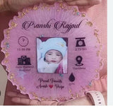 Resin Photo Frame for Home Decor Personalized Gift Customized with Your Photos & Name - PyaraBaby