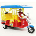 Little Tanaira E-Autorickshaw est Miniature Model Toy with Pull Back Action No Sharp Edges Non Toxic Replica of Real E-Rickshaw with Driver Sitting. Free Smiley Keychain, Multicolor - PyaraBaby