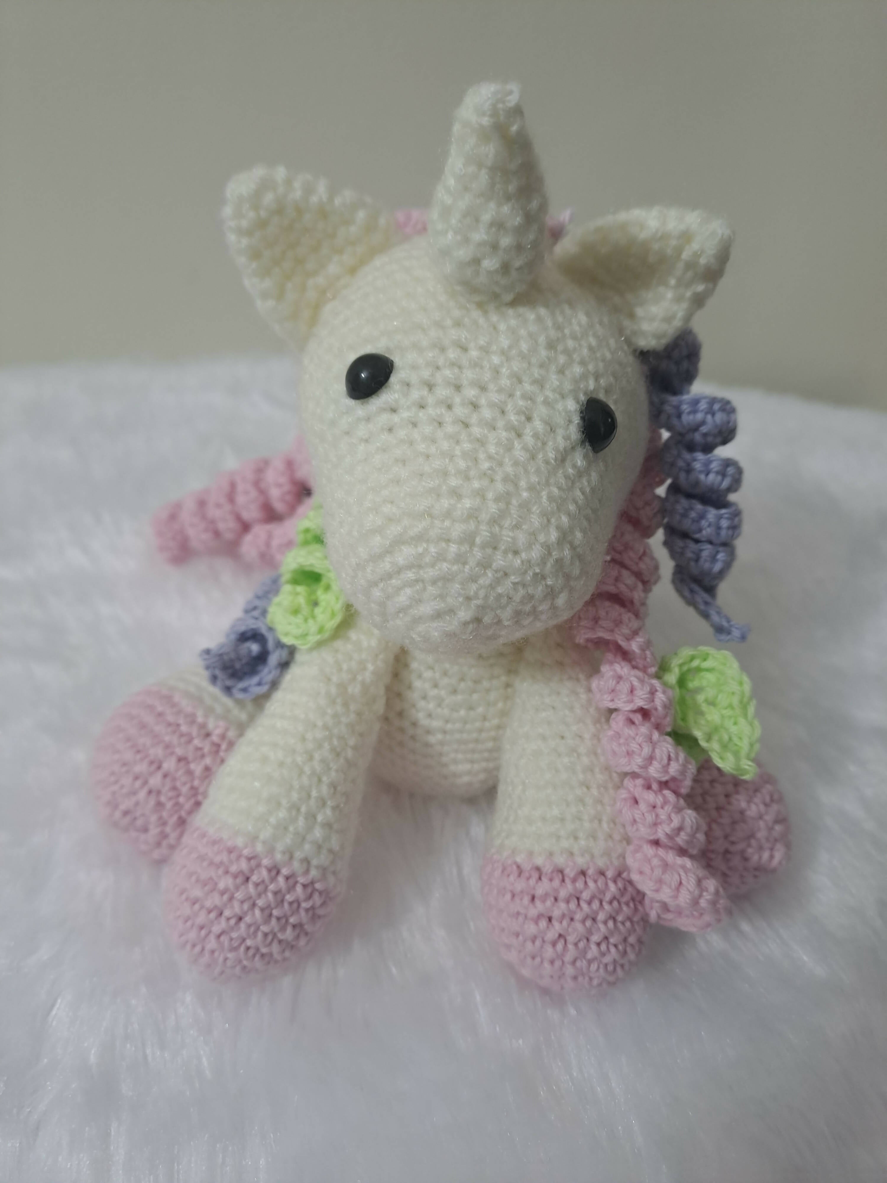 Crochet Handmade Unicorn Toy - PyaraBaby