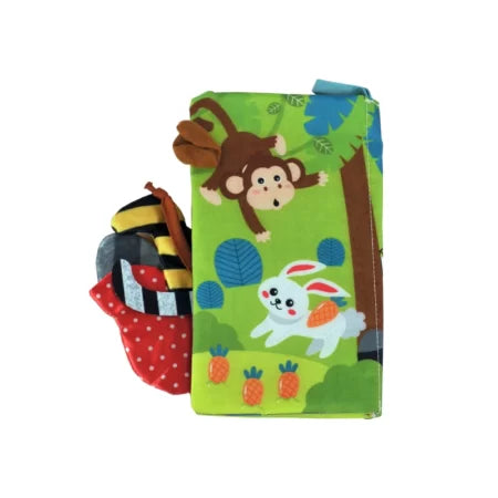 Adore Baby Cloth Tail Book – Land Animals Theme - PyaraBaby