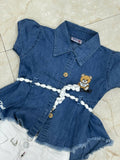 Blue shirt with pant for baby girl - PyaraBaby