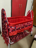 Red Cradle For Baby - PyaraBaby